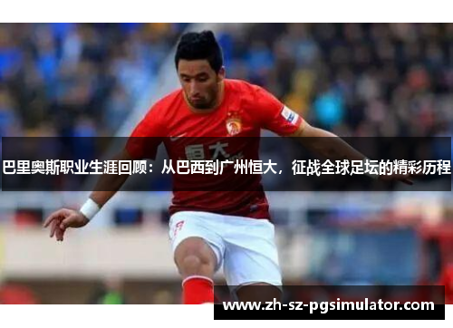 巴里奥斯职业生涯回顾：从巴西到广州恒大，征战全球足坛的精彩历程