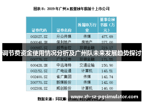调节费资金使用情况分析及广州队未来发展趋势探讨